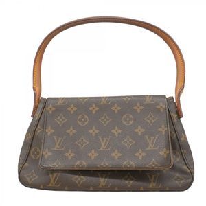 Louis Vuitton Monogram Mini Looping Shoulder Bag M51147 Brown  Women's